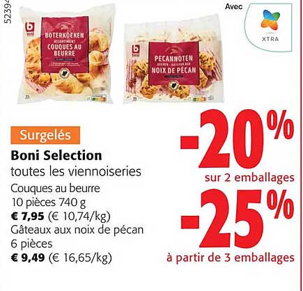 boni selection toutes les viennoiseries