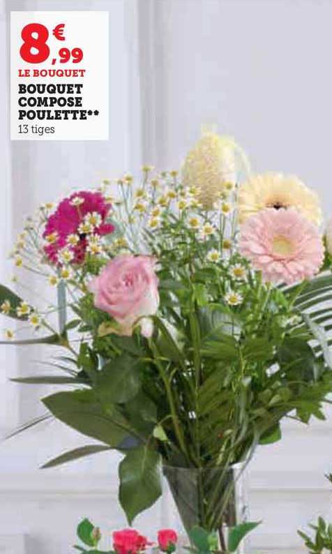 bouquet composé poulette