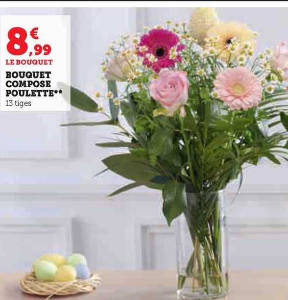 bouquet composé poulette