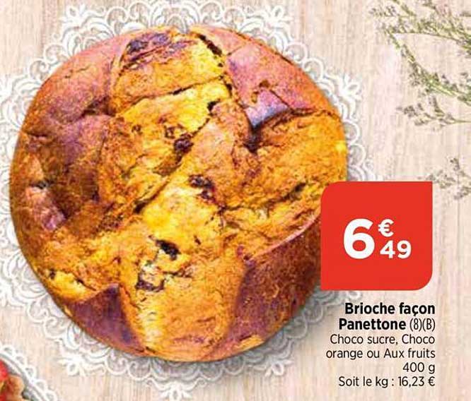 brioche façon panettone