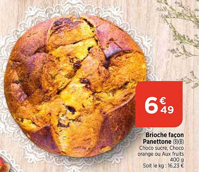 brioche façon panettone