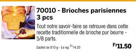 brioches parisiennes 3 pcs