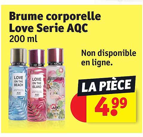 brume corporelle love serie aqc 200 ml