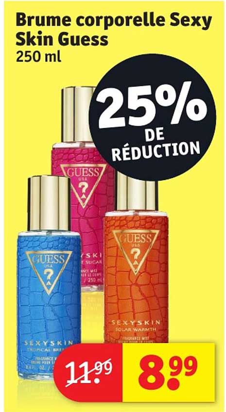 brume corporelle sexy skin guess