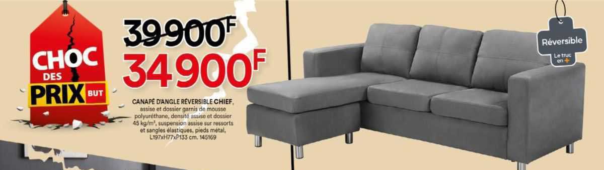 Canapé D'angle Réversible Chief