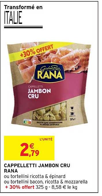 Cappelletti Jambon Cru Rana
