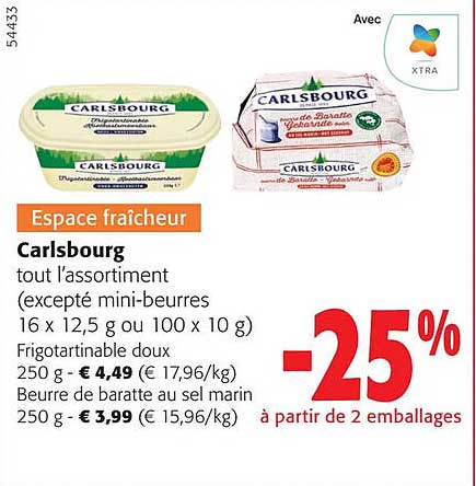 carlsbourg tout l'assortiment