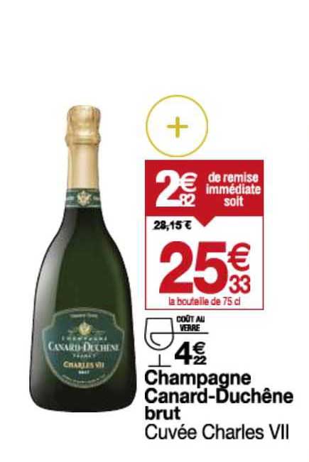 champagne canard-duchêne brut cuvée charles vii