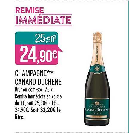 champagne canard duchene