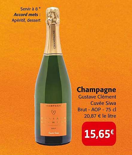 Champagne Gustave Clément Cuvée Siwa - Brut - Aop