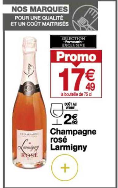 Champagne Rosé Larmigny
