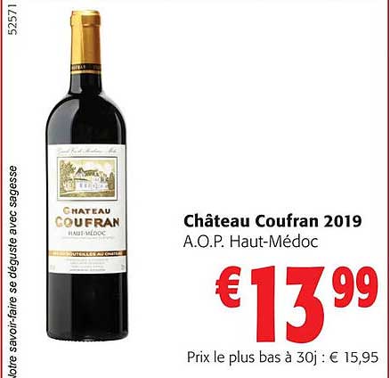 château coufran 2019 a.o.p. haut-médoc
