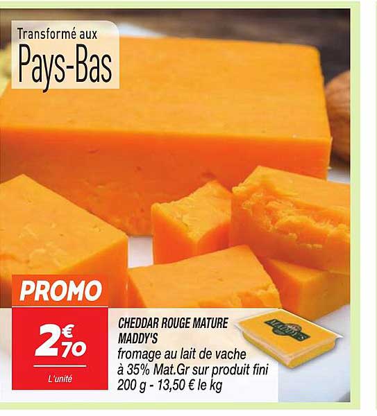 cheddar rouge mature maddy's