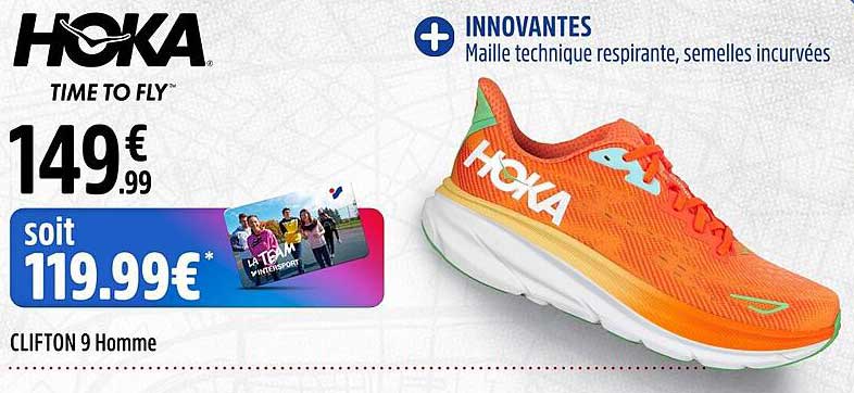 clifton 9 homme hoka