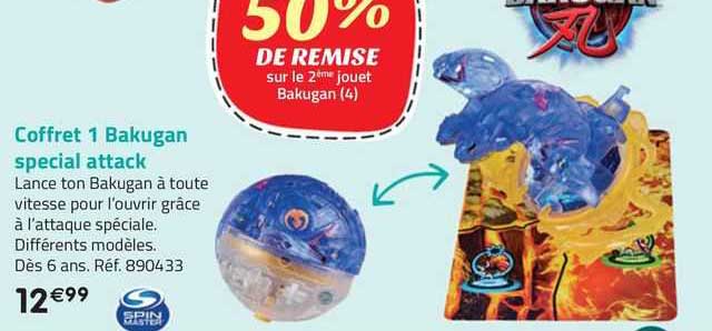 Coffret 1 Bakugan Special Attack Spin Master