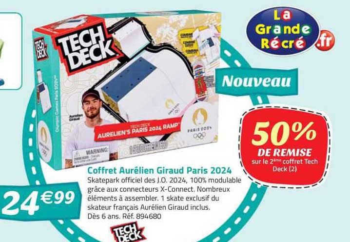 coffret aurélien giraud paris 2024 tech deck