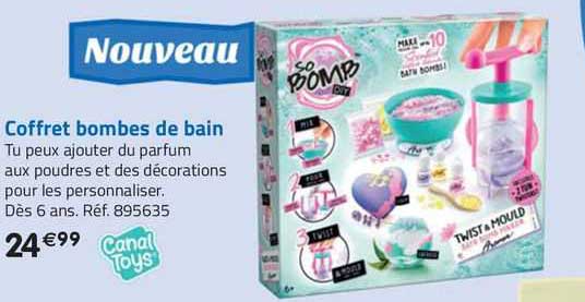 coffret bombes de bain canal toys