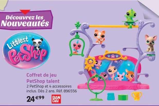 coffret de jeu petShop talent bandai