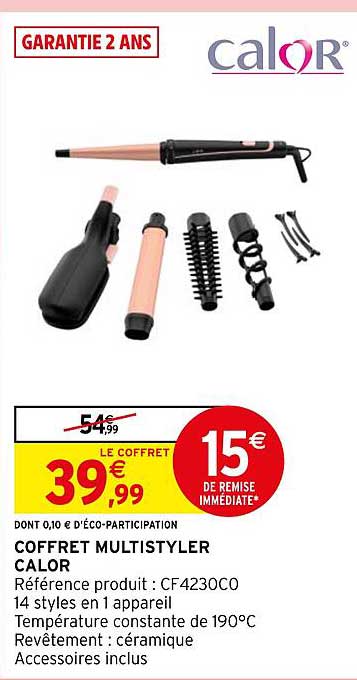 coffret multistyler calor
