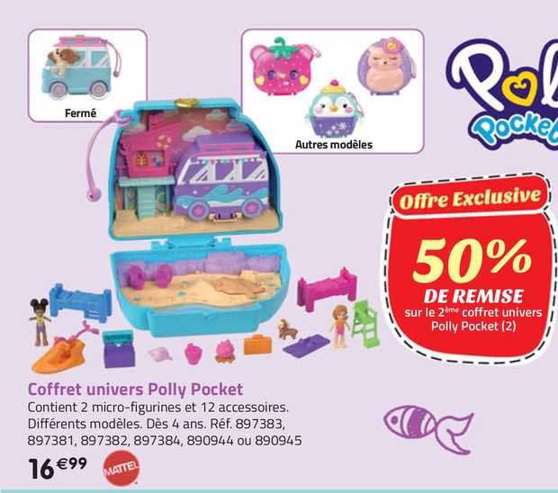coffret univers polly pocket mattel