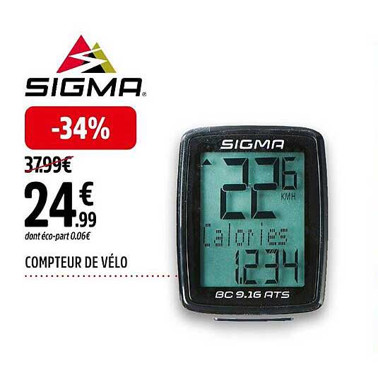 compteur de vélo sigma