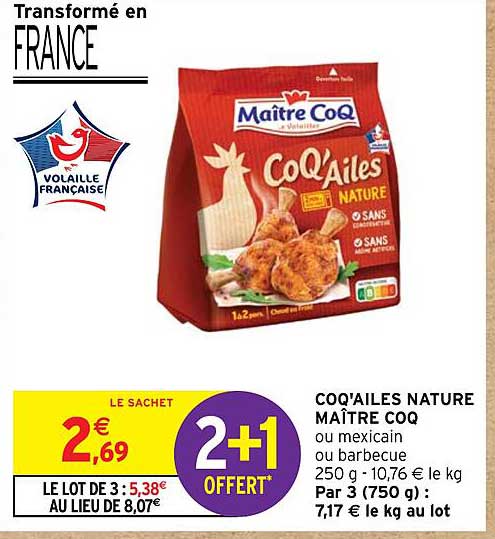 coq'ailes nature maître coq