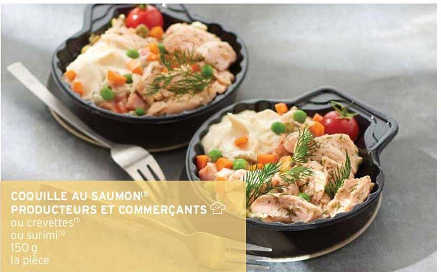 coquille au saumon producteurs et commerçants