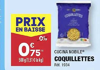 coquillettes cucina nobile