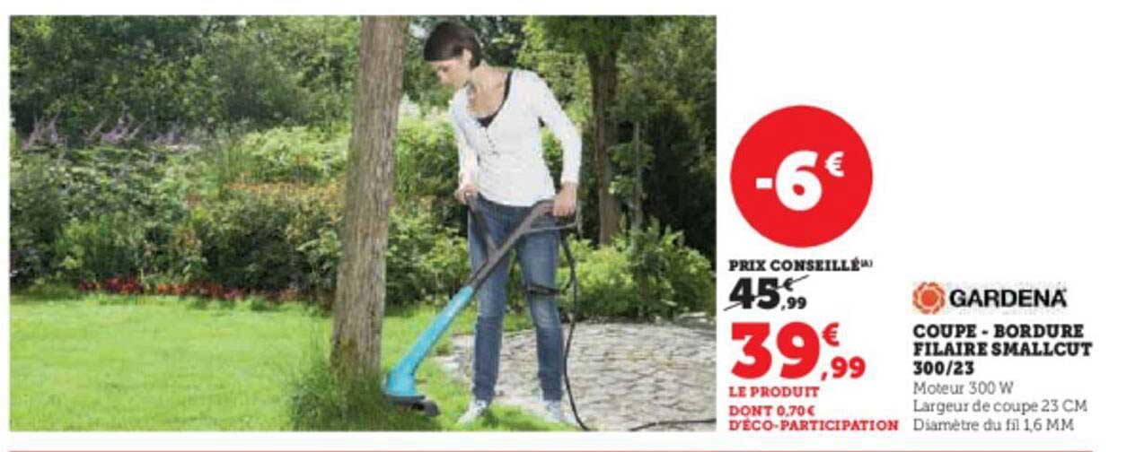 coupe-bordure filaire smallcut 300/23 gardena
