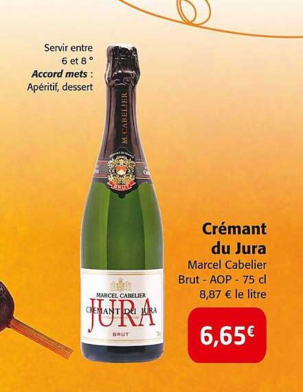 Crémant Du Jura Marcel Cabelier Brut - Aop