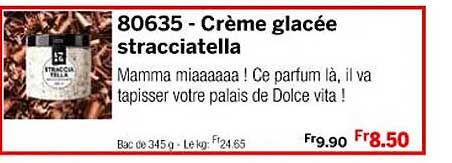 Crème Glacée Stracciatella