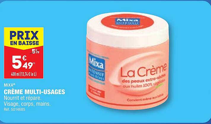 crème multi-usages mixa