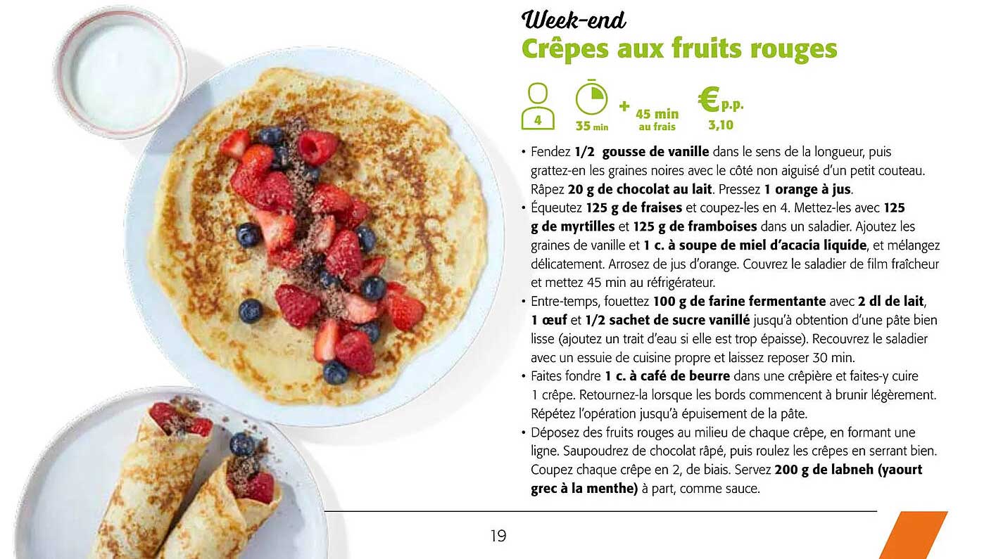 Crêpes Aux Fruits Rouges