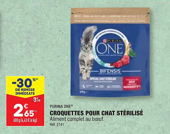 Croquettes Pour Chat Stérilisé Purina One