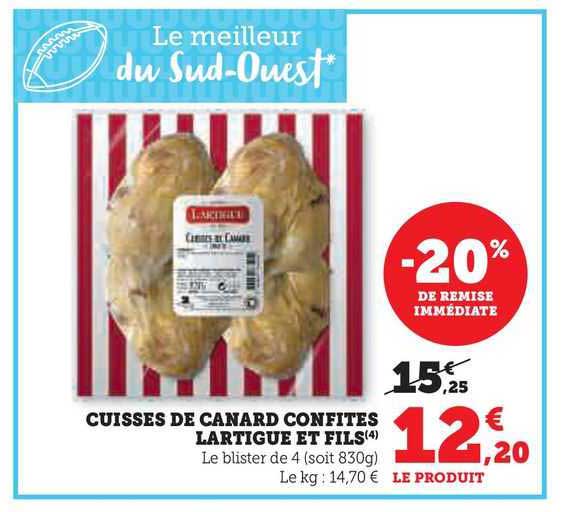 cuisses de canard confites lartigue et fils
