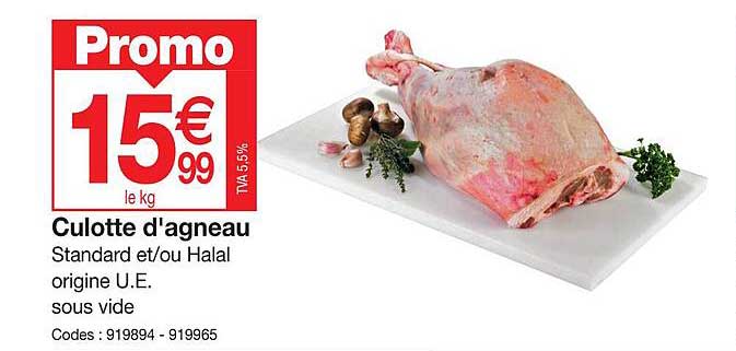 culotte d'agneau