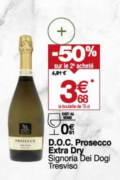 d.o.c. prosecco extra dry signoria dei dogi tresviso