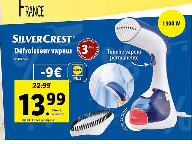 Défroisseur Vapeur SilverCrest