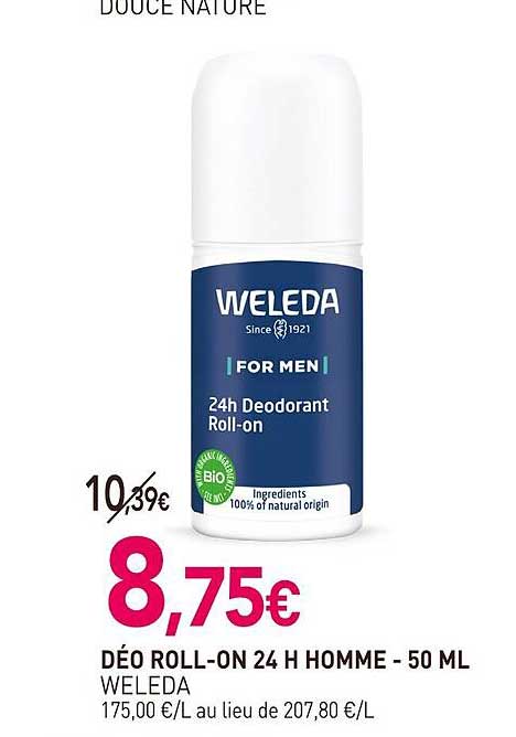 déo roll-on 24 h homme weleda