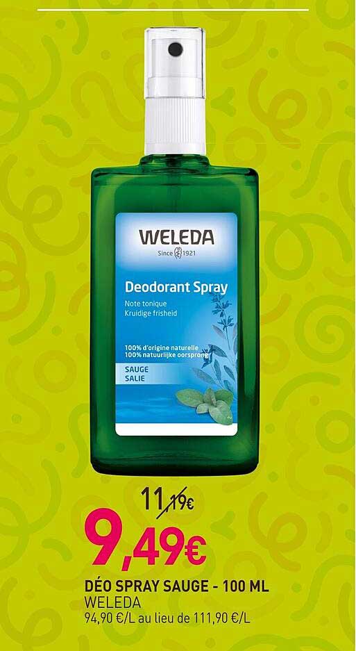déo spray sauge weleda