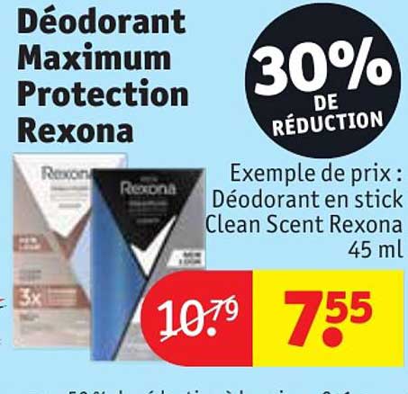 déodorant maximum protection rexona