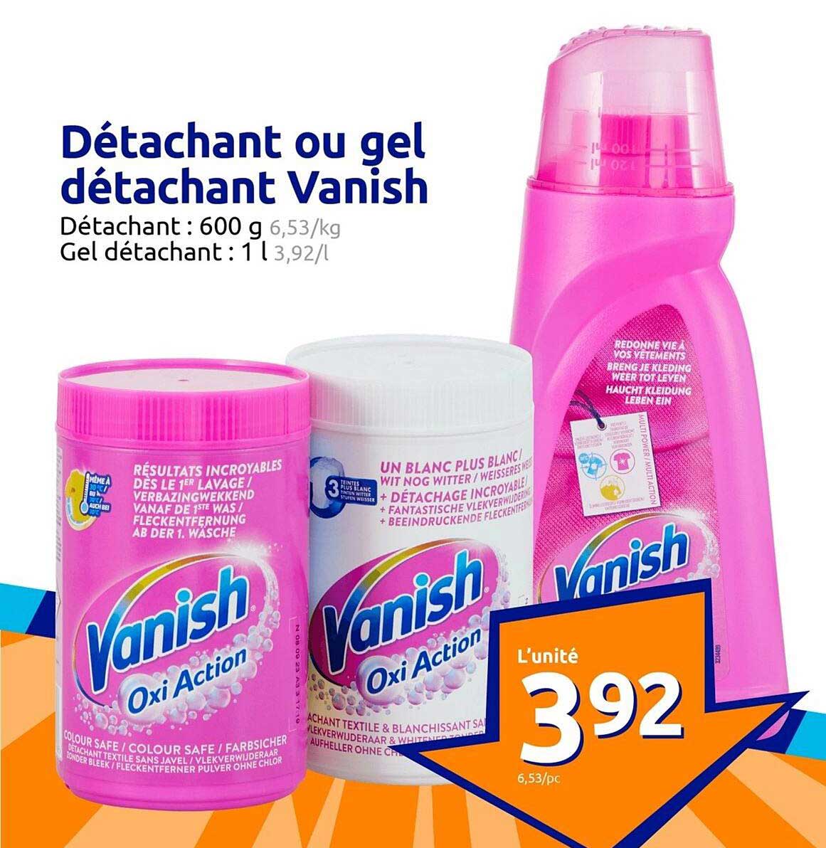 Détachant Ou Gel Détachant Vanish