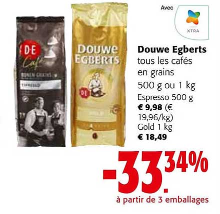 Douwe Egberts Tous Les Cafés En Grains