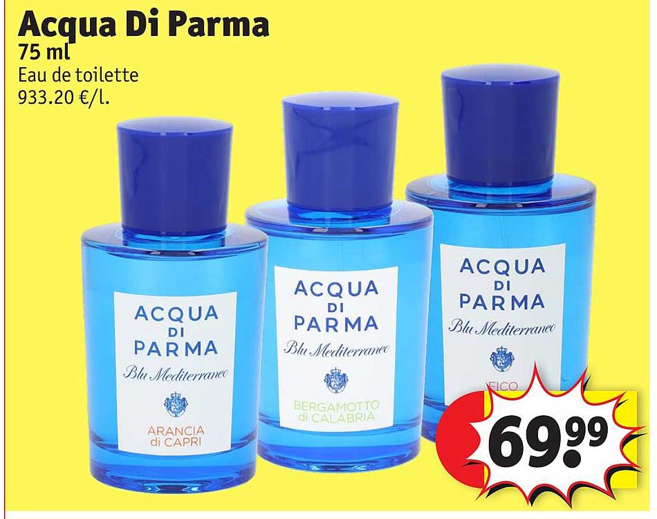 eau de toilette acqua di parma 75 ml