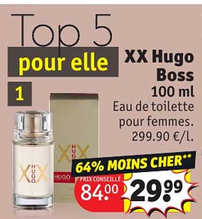 Eau De Toilette Pour Femmes Xx Hugo Boss 100 Ml