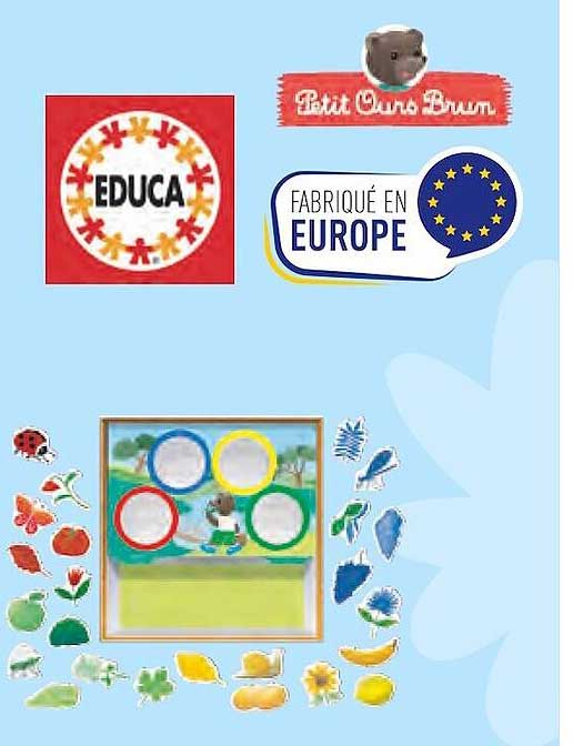 educa petit ours brun