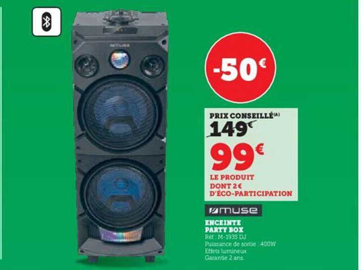 Enceinte Party Box Muse