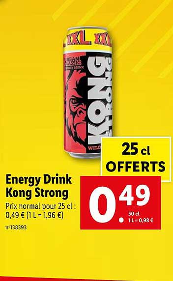 energy drink kong strong