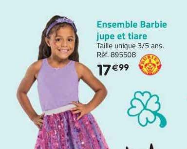 ensemble barbie jupe et tiare