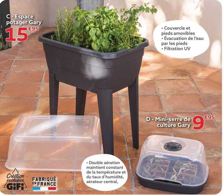 Espace Potager Gary, Mini-serre De Culture Gary